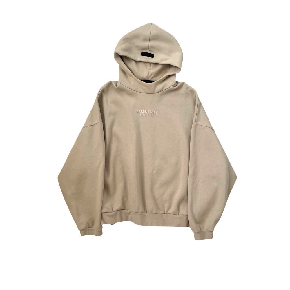Fear of God Essentials Hoodie - Silver Cloud - Unisex - Size Large